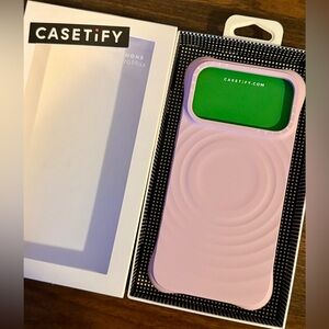 New Casetify Silicon Compatible with Magsafe-  Primrose Pink iPhone 17 pro max